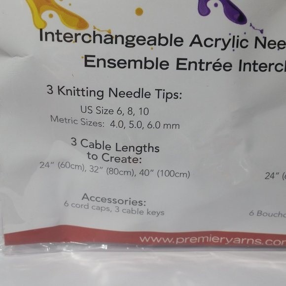 Interchangeable Acrylic Knitting Needle Set - Picture 4 of 5